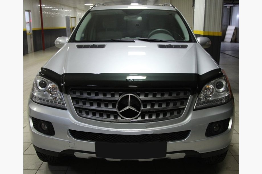 Mercedes ML W164 2005-2011 гг. Дефлектор капота (SIM) Image