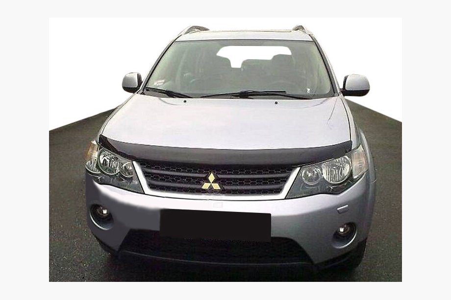 Mitsubishi Outlander 2006-2012 гг. Дефлектор капота 2006-2008 (SIM) Image