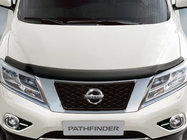 Nissan Pathfinder R52 2012-2021 гг. Дефлектор капота (SIM) фото 1