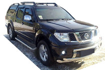 Nissan Pathfinder R51 2005-2014 гг. Дефлектор капота 2010-2014 (SIM) фото 1