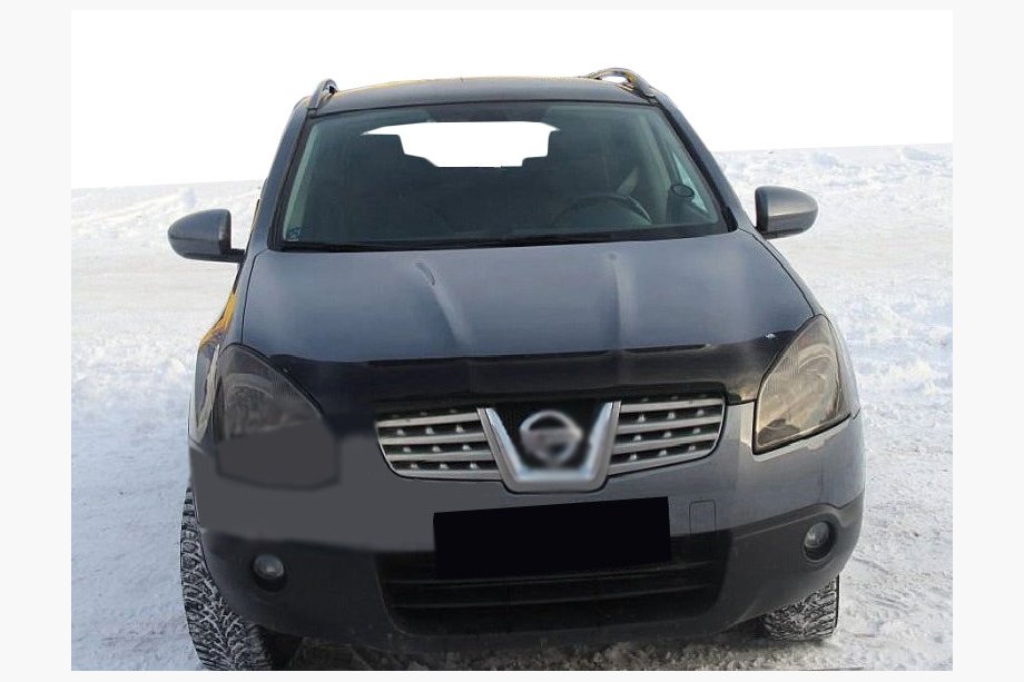 Nissan Qashqai 2007-2010 гг. Дефлектор капота (SIM) Фото 1