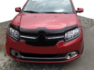 Renault Logan II 2013-2022 гг. Дефлектор капота (SIM) фото 1