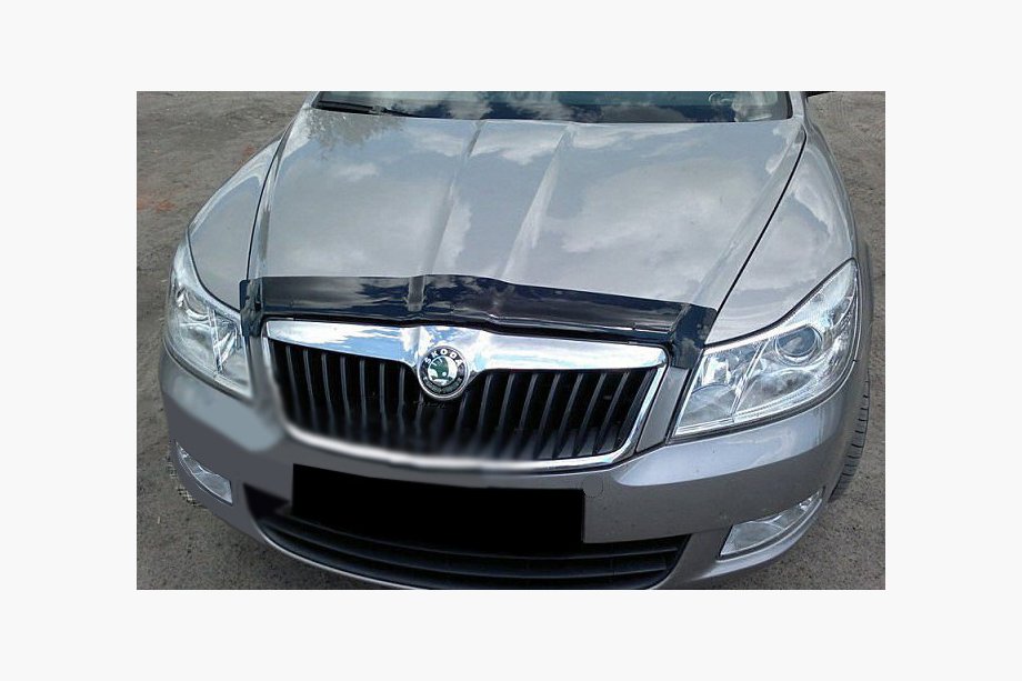 Skoda Octavia II A5 2010-2013 гг. Дефлектор капота 2004-2013 (SIM) Image
