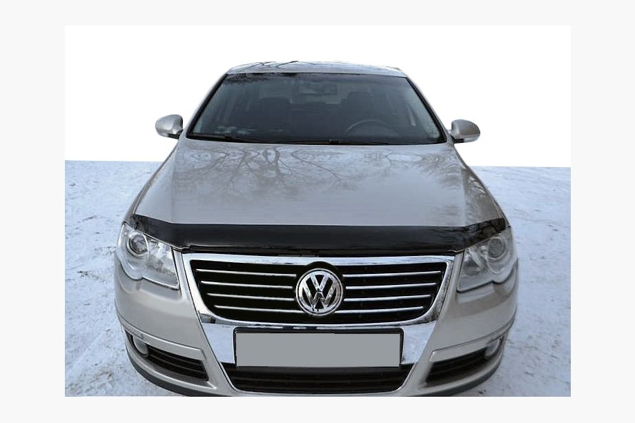 Volkswagen Passat B6 2006-2012 гг. Дефлектор капота (SIM) Image