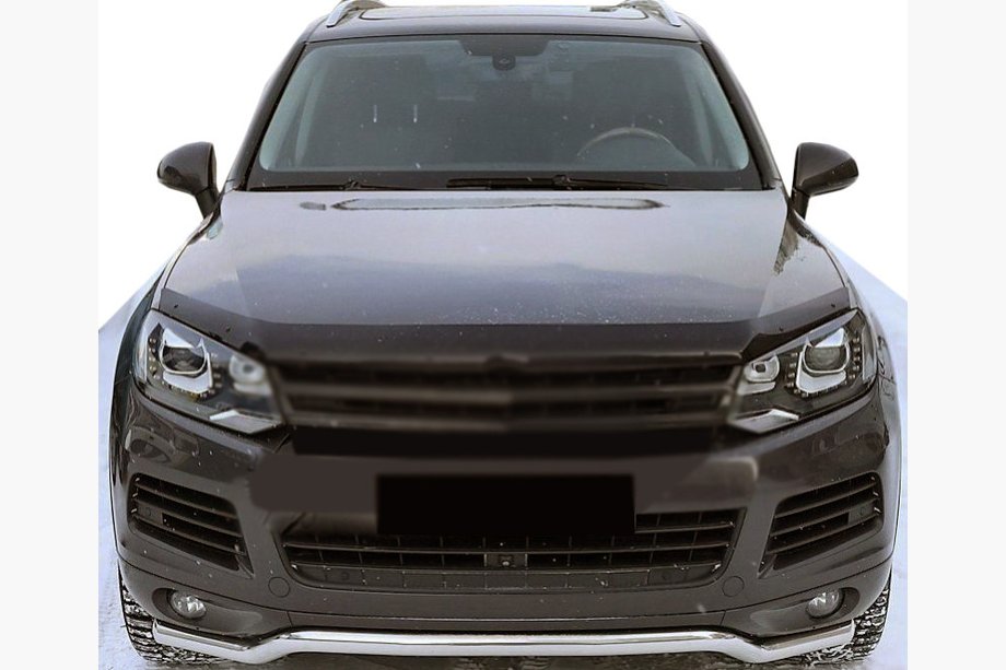 Volkswagen Touareg 2010-2018 гг. Дефлектор капота (SIM) Image