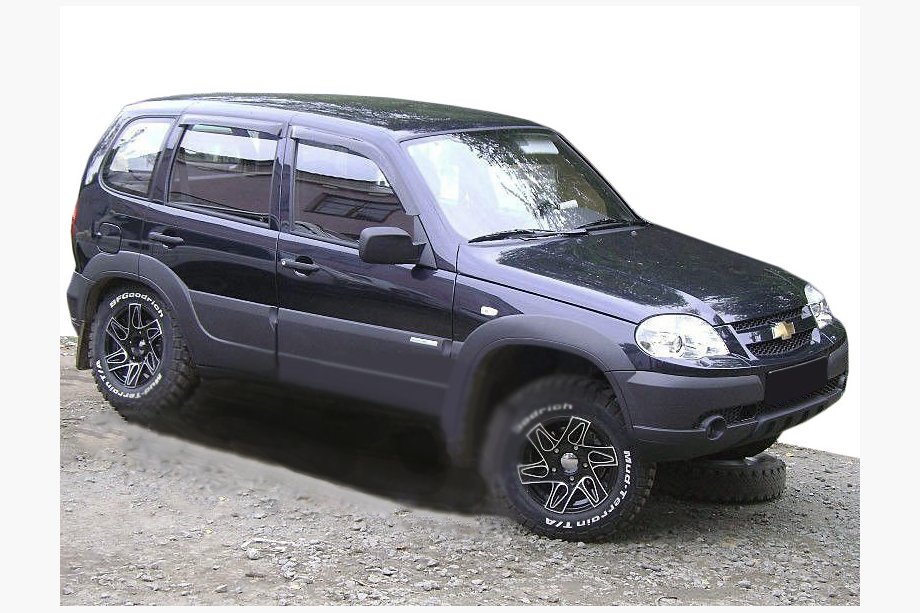 Chevrolet Niva 1998-2020 гг. Ветровики на окна (4 шт, SIM) Фото 1