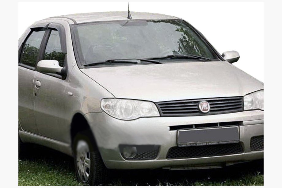 Fiat Albea 2002-2012 гг. Ветровики на окна (4 шт, SIM) Image