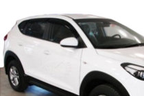 Hyundai Tucson TL 2016-2021 гг. Ветровики на окна (4 шт, SIM) фото 1