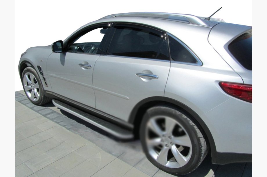 Infiniti QX70 2013-2019 гг. Ветровики на окна (4 шт, SIM) Image