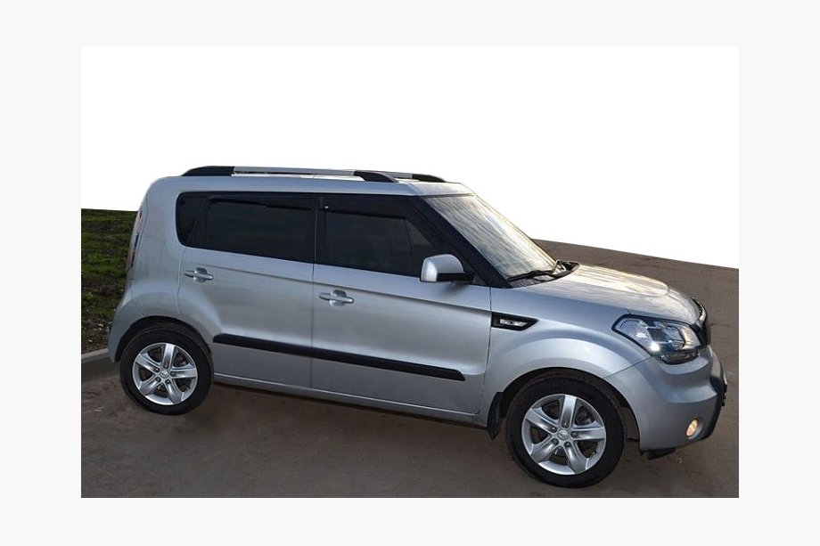 Kia Soul I 2008-2013 гг. Ветровики на окна (4 шт, SIM) Фото 1