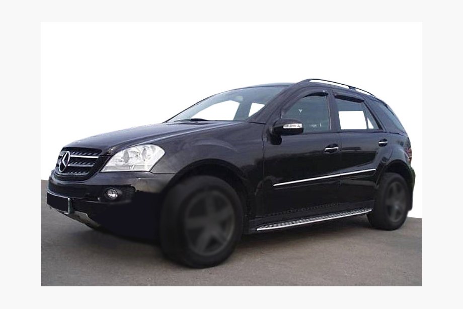 Mercedes ML W164 2005-2011 гг. Ветровики на окна (4шт, SIM) Фото 1