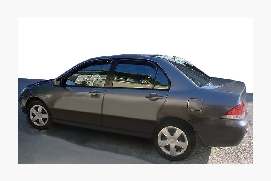 Mitsubishi Lancer 9 2004-2008 гг. Ветровики SD (4шт, SIM) Image