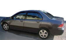 Mitsubishi Lancer 9 2004-2008 гг. Ветровики SD (4шт, SIM) фото 1
