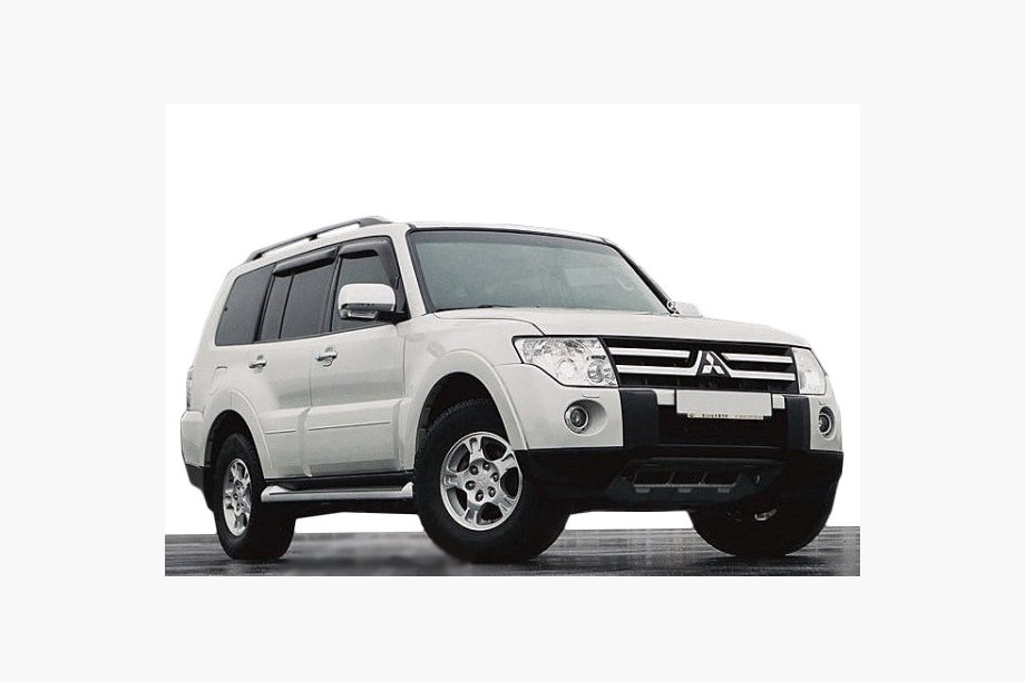 Mitsubishi Pajero Wagon III 1999-2006 гг. Ветровики на окна (4шт, SIM) Image