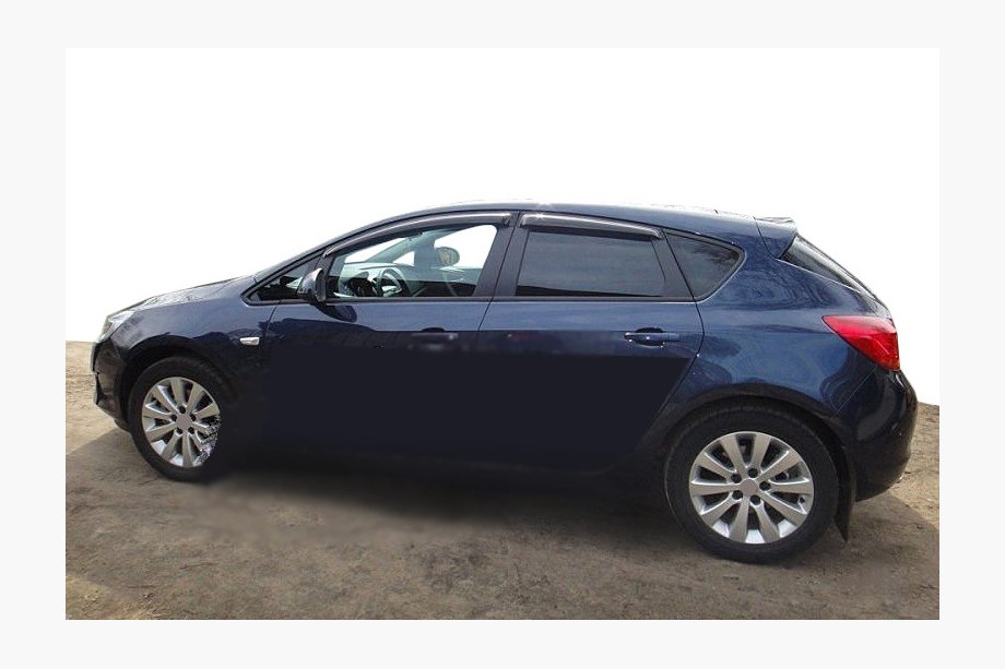 Opel Astra J 2009-2015 гг. Ветровики HB/SD (4 шт, SIM) Image
