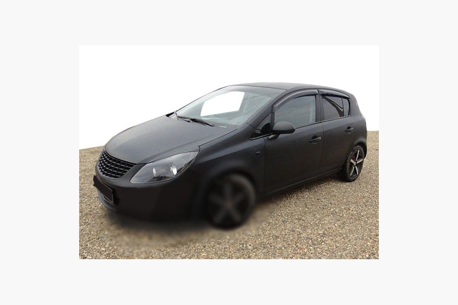 Opel Corsa D 2007-2014 гг. Ветровики на окна (4 шт, SIM) Image