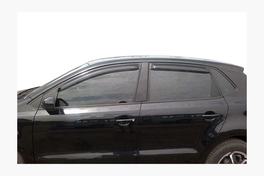 Volkswagen Polo 2010-2017 гг. Ветровики HB (4 шт, SIM) Image