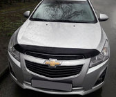 Chevrolet Cruze 2009–2015 гг. Дефлектор капота (SIM) фото 1