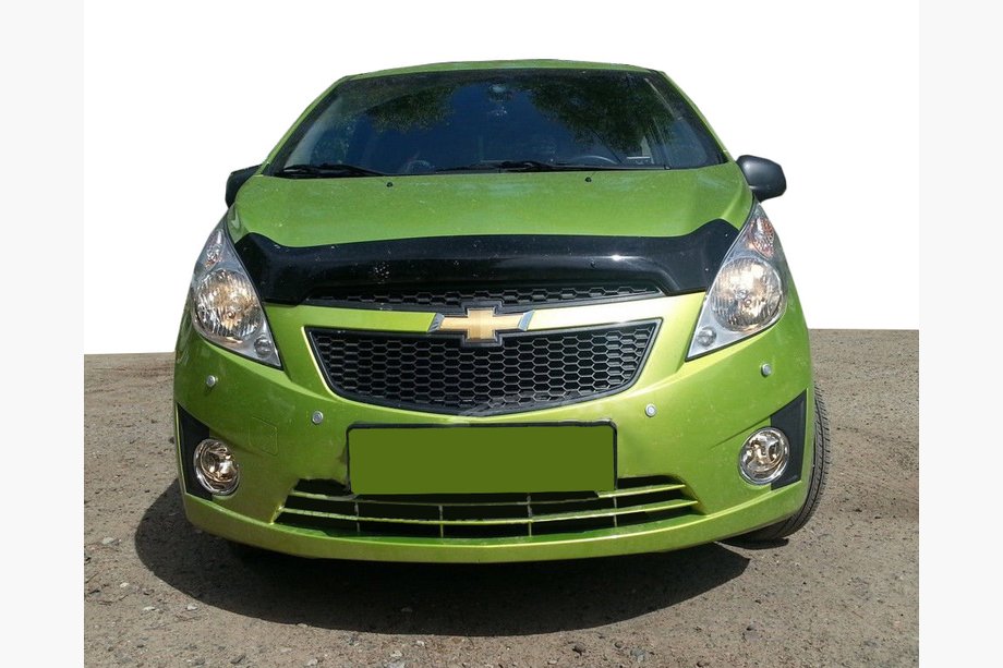 Chevrolet Spark 2009-2015 гг. Дефлектор капота (SIM) Image