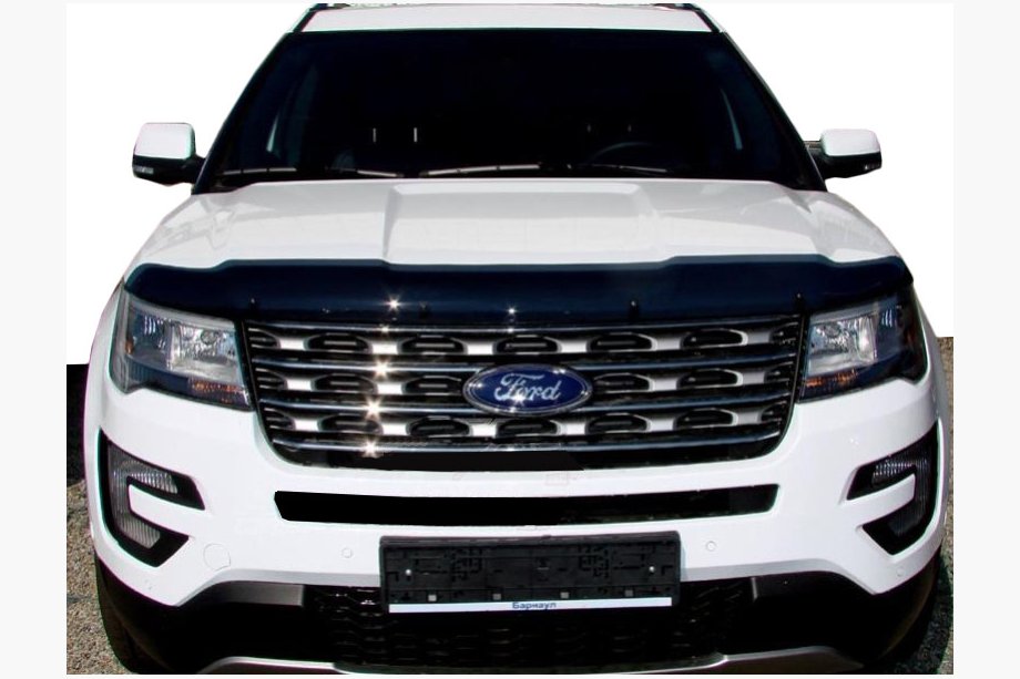 Ford Explorer 2011-2019 гг. Дефлектор капота 2016+ (VIP) Image