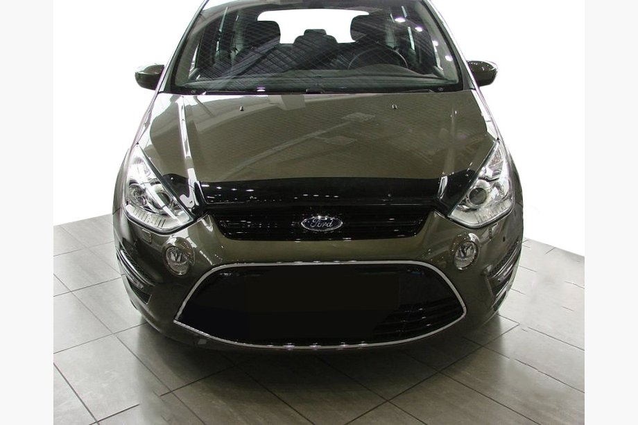 Ford S-Max 2007-2014 гг. Дефлектор капота 2010+ (VIP) Image