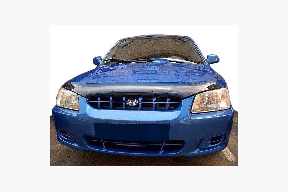 Hyundai Accent 2000-2006 гг. Дефлектор капота (SIM) Image
