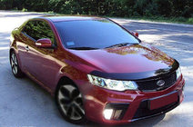 Kia Cerato 2 2010-2013 гг. Дефлектор капота SD 2010-2013 (SIM) фото 1