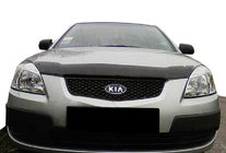 Kia Rio 2005-2011 гг. Дефлектор капота (SIM) фото 1