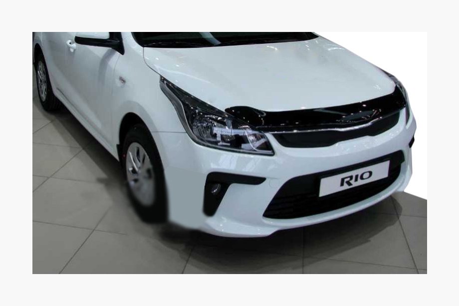 Kia Rio 2017- гг. Дефлектор капота SD/HB 2017+ (SIM) Image
