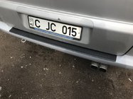 Mercedes Vito W638 1996-2003 гг. Накладка на задний бампер DDU-Мат (ABS) фото 1