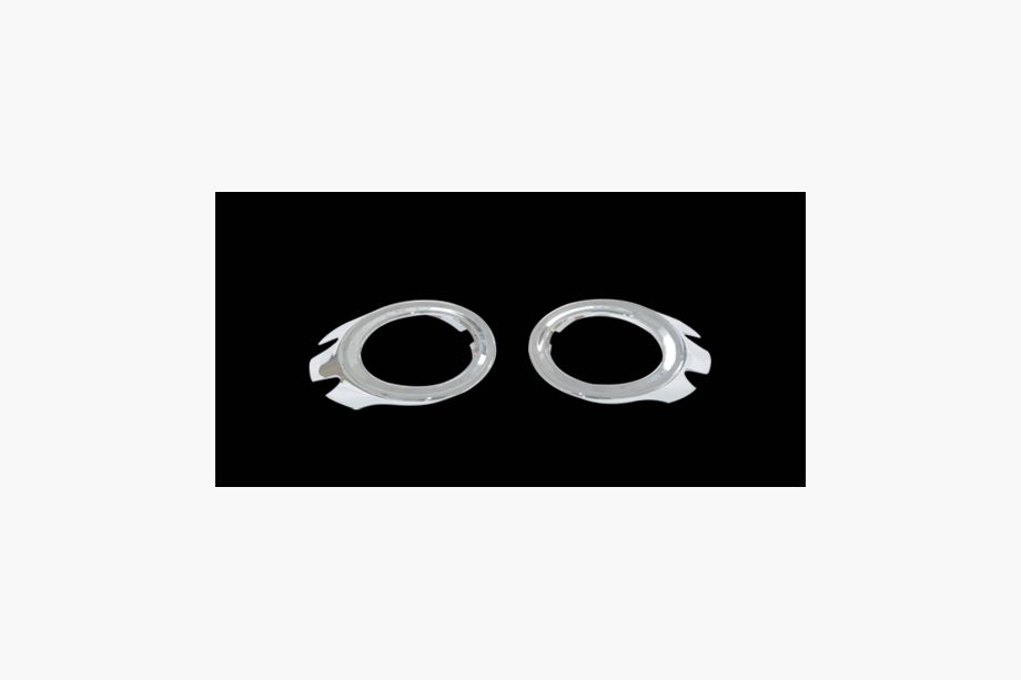 Audi A6 C6 2004-2011 гг. Хромированные накладки на противотуманные фары (2 шт., пластик) Image