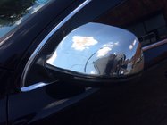 Audi Q7 2005-2015 гг. Накладки на Зеркала (2 шт, Нержавейка) Carmos, Нержавеющая Сталь фото 1