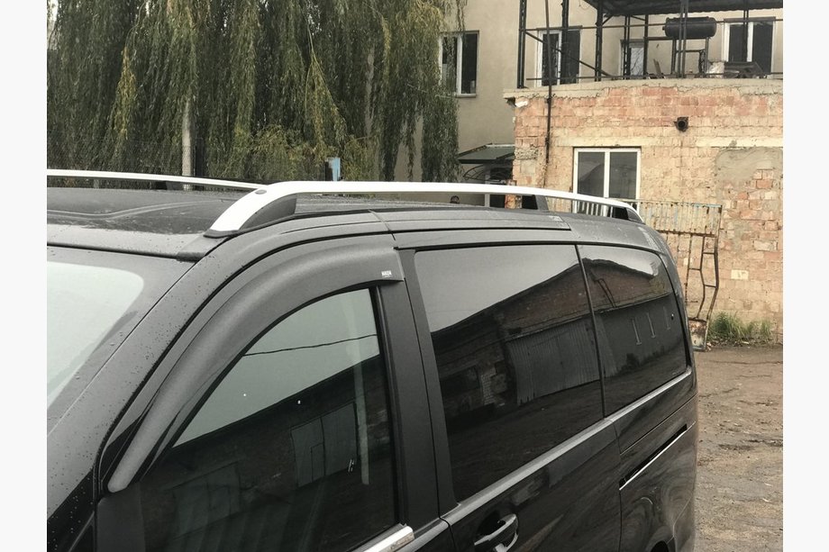 Mercedes Vito/V-class W447 2014- гг. Рейлинги Skyport (серебристые) Средняя База (LONG) Image