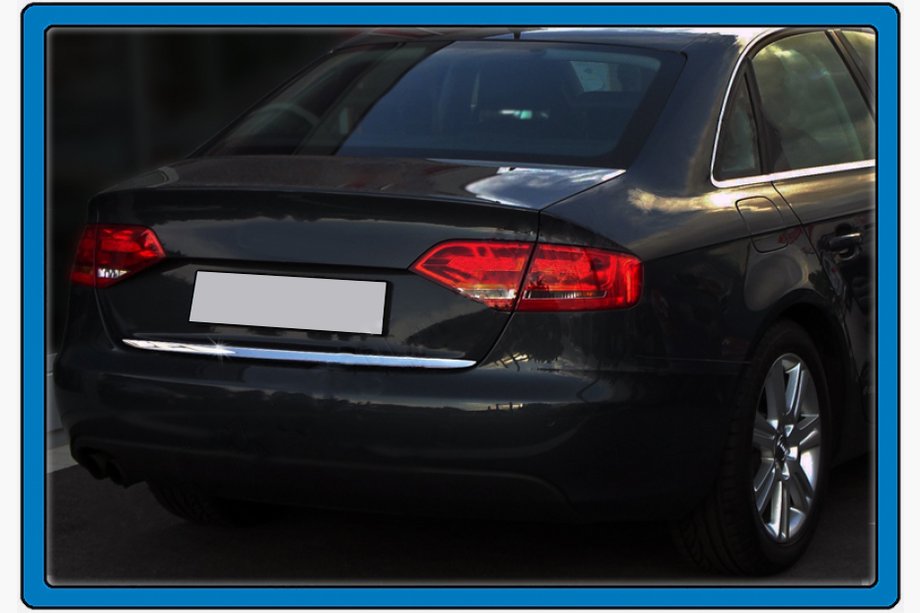 Audi A4 B8 2007-2015 гг. Накладка на багажник нержавейка (Sedan) Image