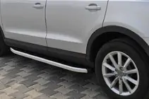 Opel Combo 2019- гг. Боковые Подножки Fullmond (2 шт., Алюминий) фото 1
