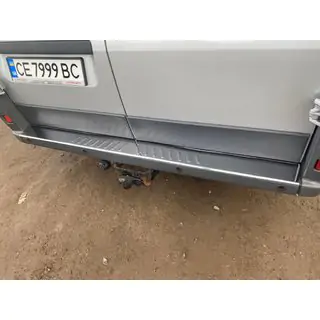 Накладка на задний бампер нержавейка фото 3
