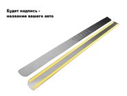 Накладка на задний бампер Natanika (нержавейка) фото 1