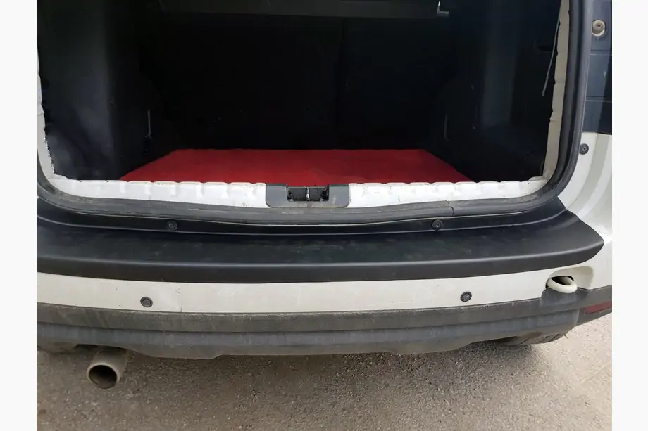 Nissan Terrano 2014- гг. Накладка на задний бампер EuroCap (ABS) Image