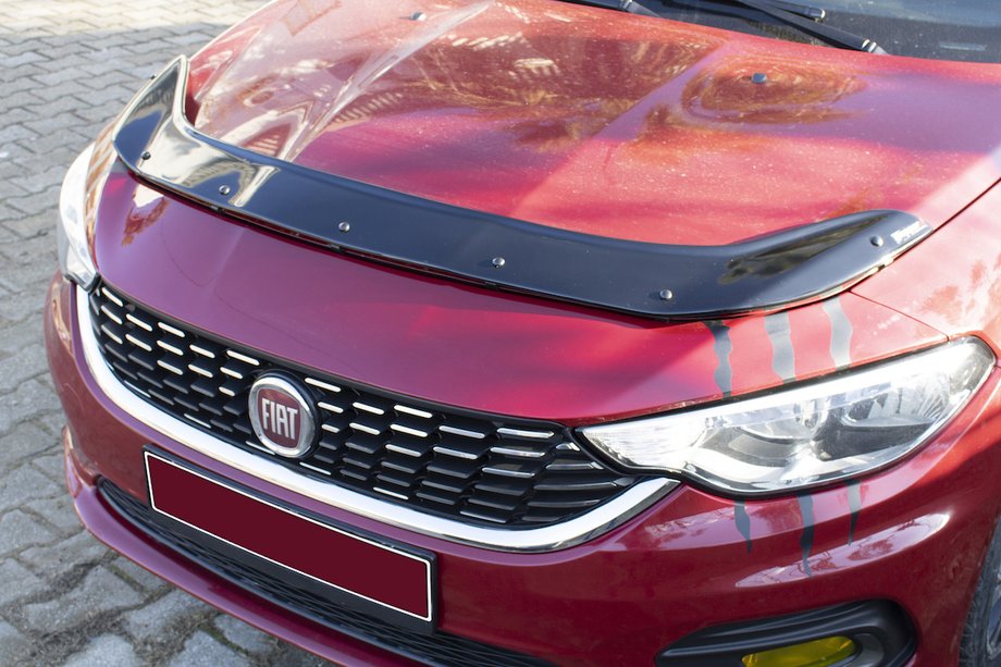 Fiat Tipo 2016- гг. Дефлектор капота EuroCap Image