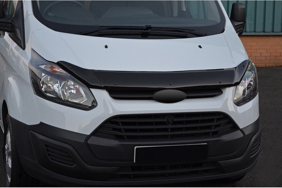 Ford Custom 2013-2022 гг. Дефлектор капота EuroCap (2013-2018) Image
