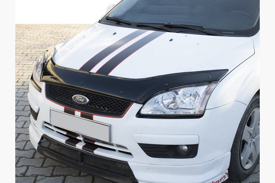 Ford Focus II 2005-2008 гг. Дефлектор капота EuroCap Image