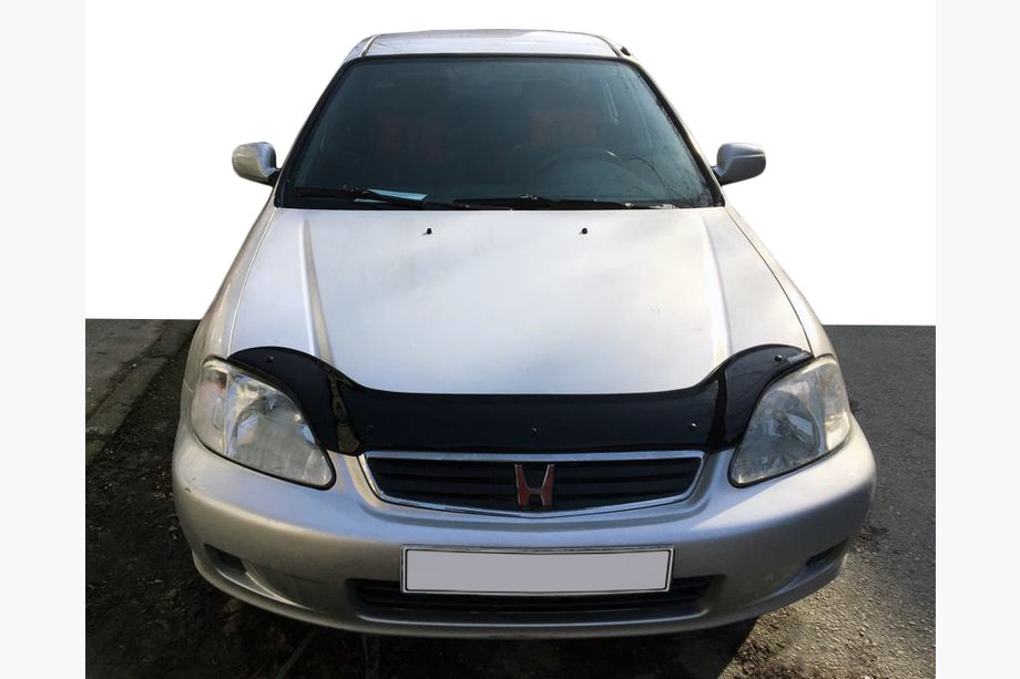 Honda Civic 1995-2001 гг. Дефлектор капота (EuroCap) Image