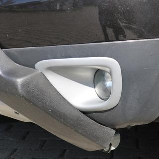 Dacia Duster 2008-2013 Накладки на противотуманки (2 шт, ABS)