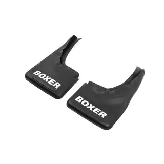 Передние модельные брызговики с углублением (2 шт) Peugeot Boxer 1994-2006 гг.