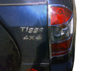 Chery Tiggo 1 2005-2016 гг. Накладки на Задние Фонари (ABS, Хром) фото 1