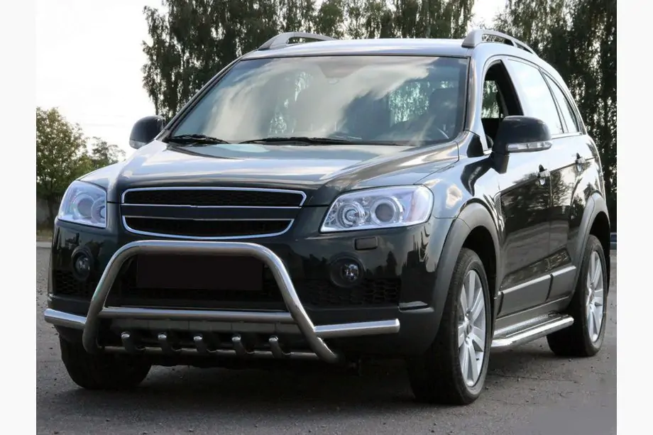 Chevrolet Captiva 2006-2019 гг. Передняя Дуга WT003-Plus (Нержавейка) Фото 1