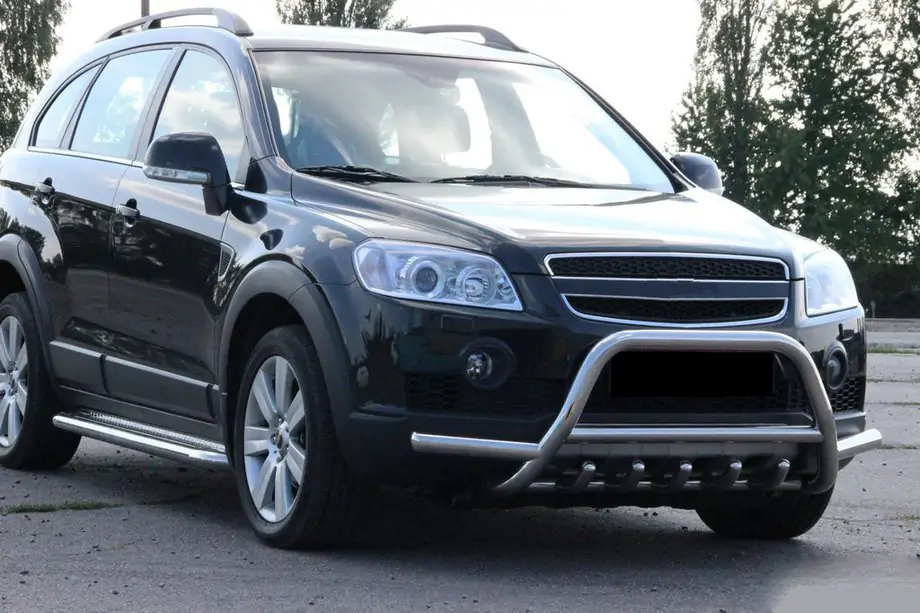Chevrolet Captiva 2006-2019 гг. Передняя Дуга WT003-Plus (Нержавейка) Фото 3