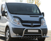 Opel Vivaro 2001–2015 гг. Передний силовой бампер WT003-Plus (нержавейка) фото 1