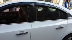 Chevrolet Cruze 2009–2015 гг. Молдинги Окон Нержавейка HB, Carmos - Турецкая сталь фото 4