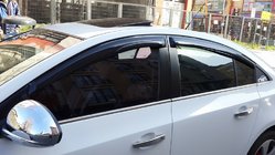 Chevrolet Cruze 2009–2015 гг. Молдинги Окон Нержавейка HB, Carmos - Турецкая сталь фото 2